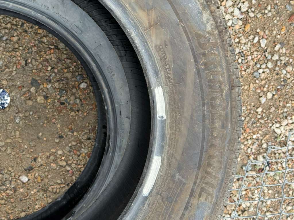275/60R20 Pair (2 Used Tires) Bridgestone Alenza AS 02