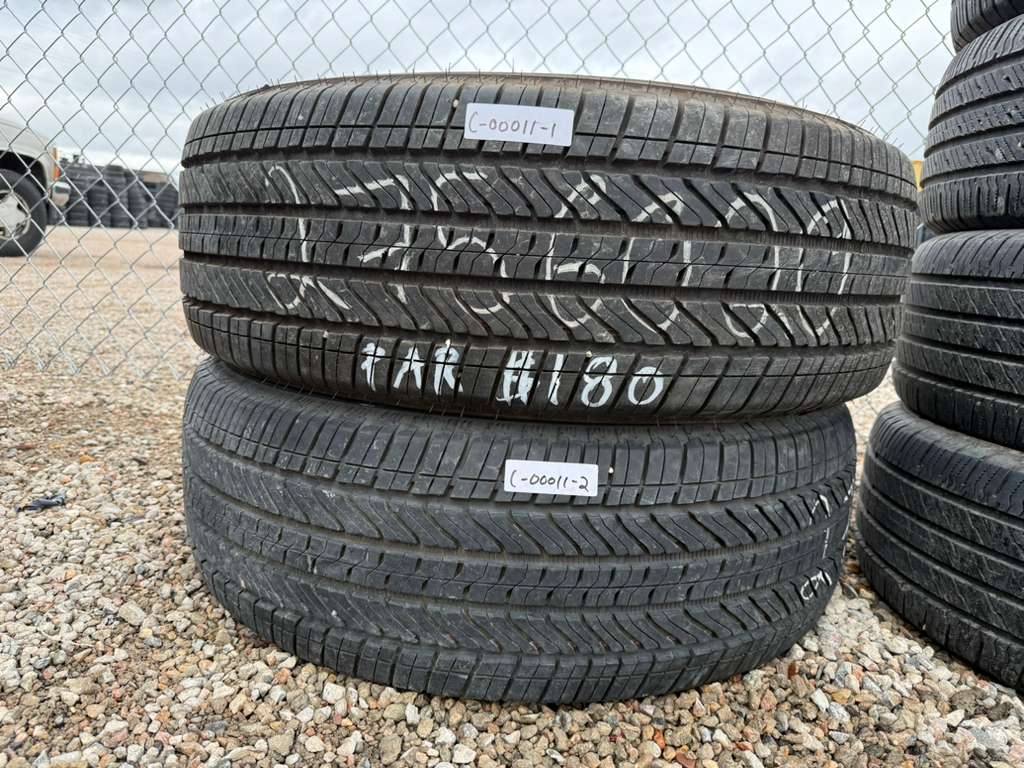 275/60R20 Pair (2 Used Tires) Bridgestone Alenza AS 02
