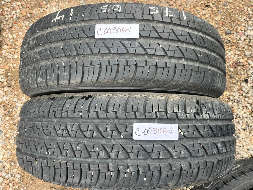 175 /65R14 Pair (2 Used Tires) Douglas All Season