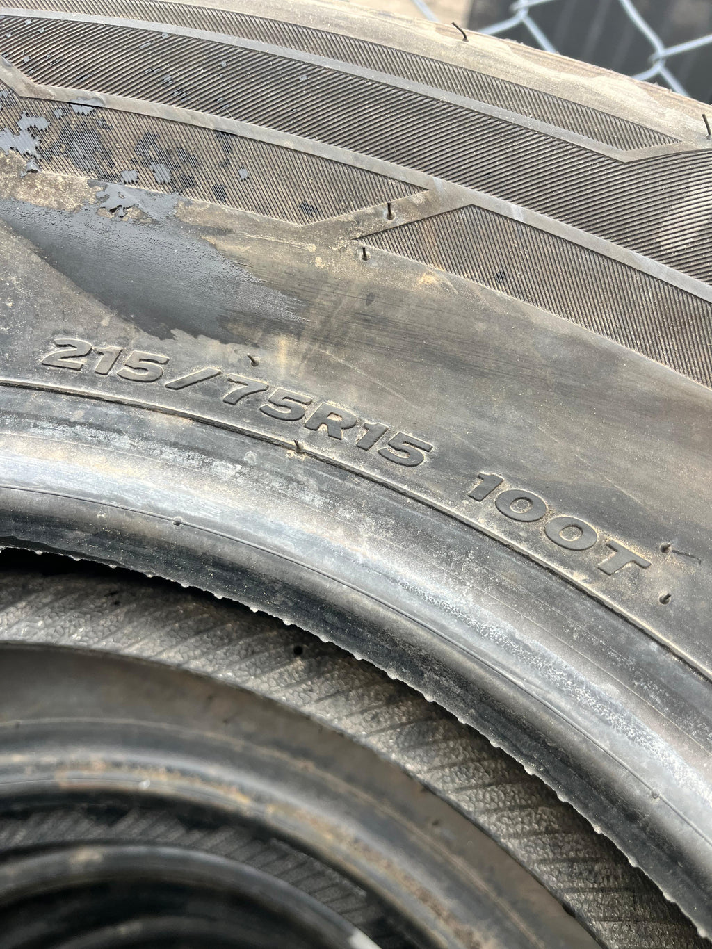215/70R15 Pair (2 Used Tires) Hankook Kinergy