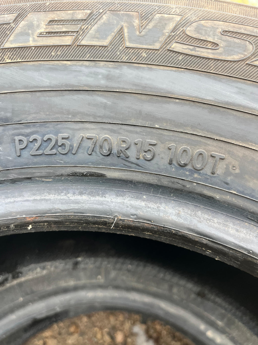 225/70R15 Pair (2 Used Tires) Toyo Extensa