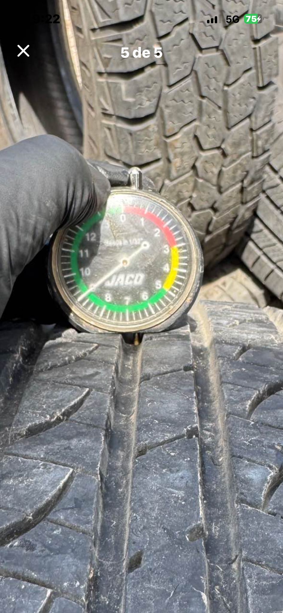 235/75R15 Pair (2 Used Tires) Hankook Óptimo (H724)