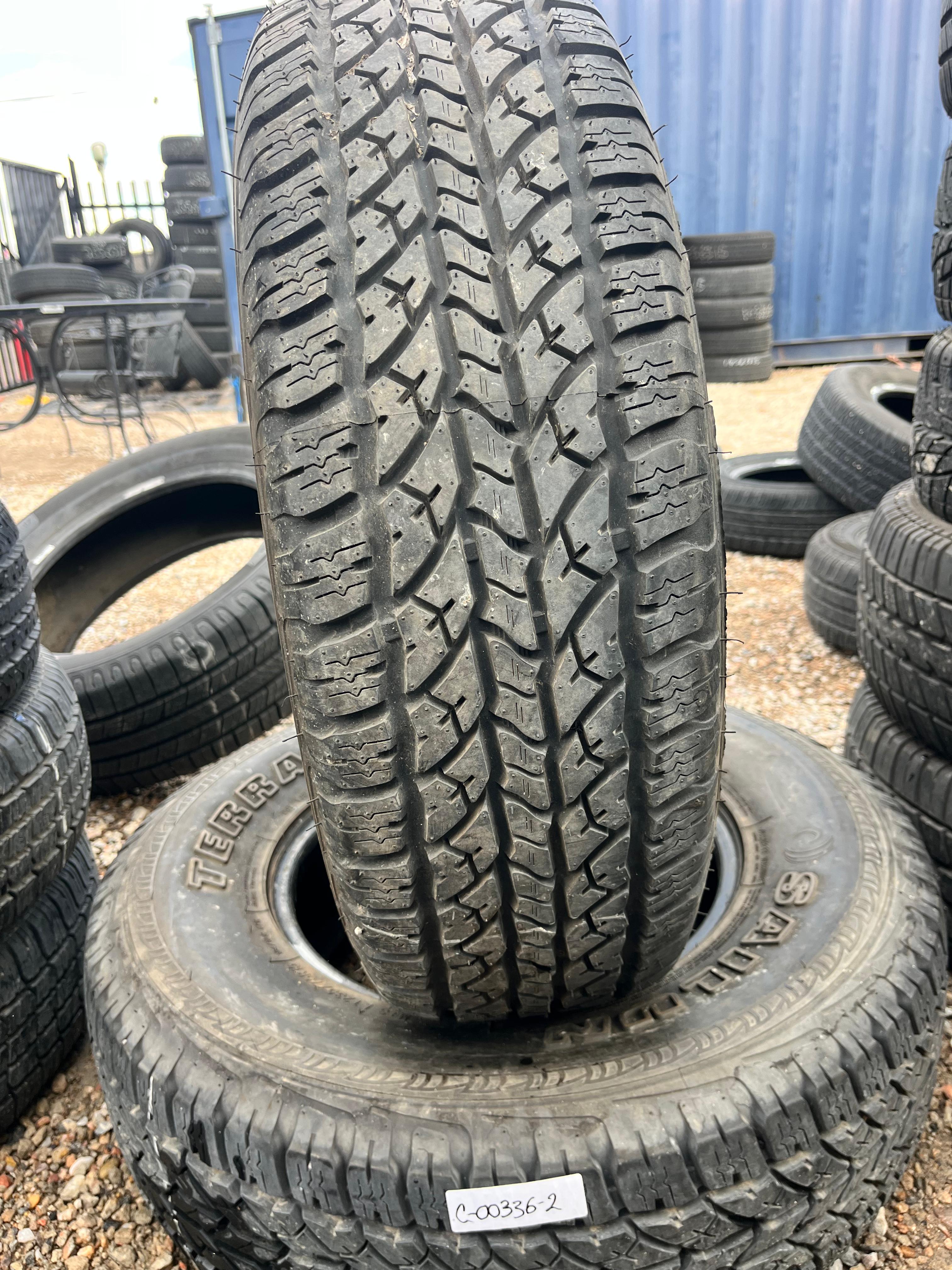 235/75R15 Pair (2 Used Tires) Sailun Terramax