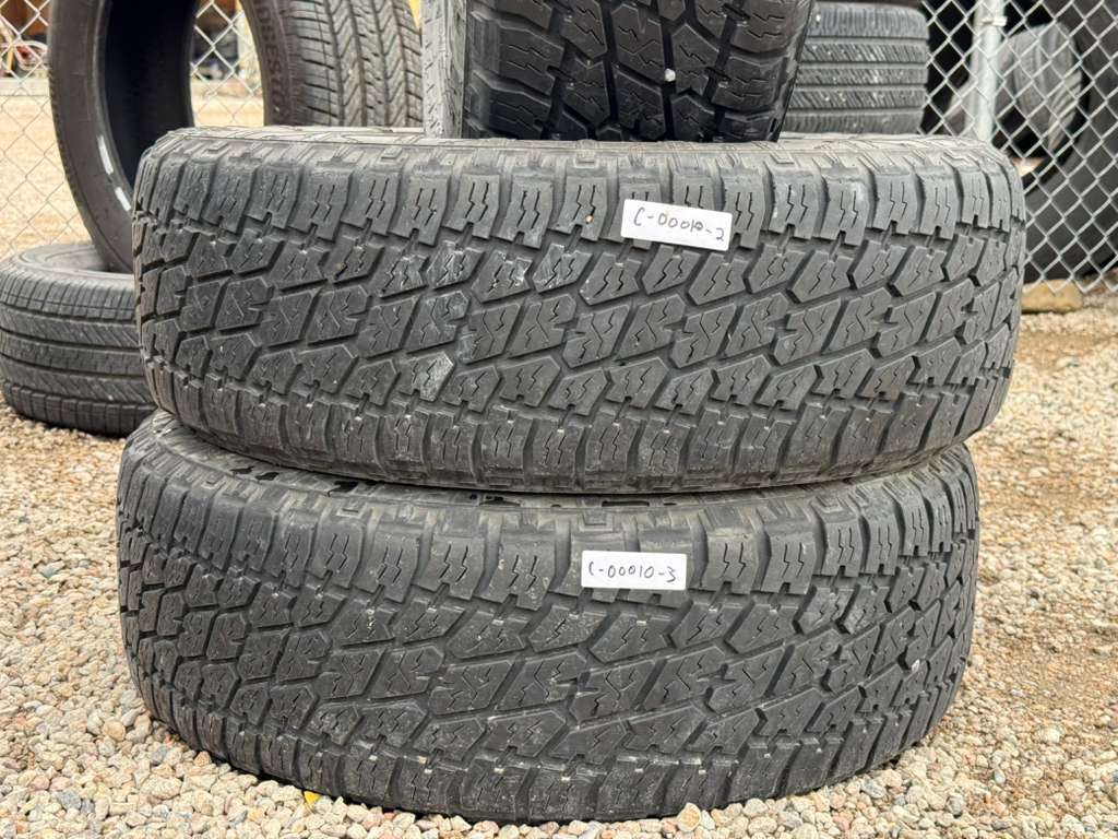 265/65R18 (3 Used Tires) Nitto Terra Grappler G2