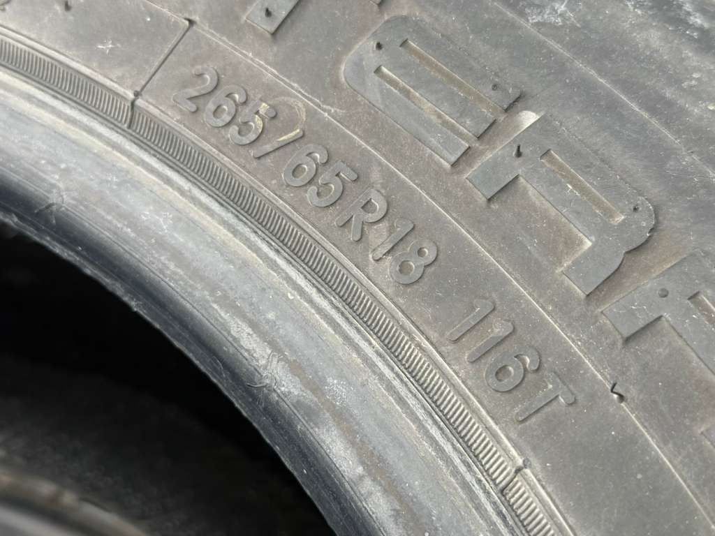 265/65R18 (3 Used Tires) Nitto Terra Grappler G2