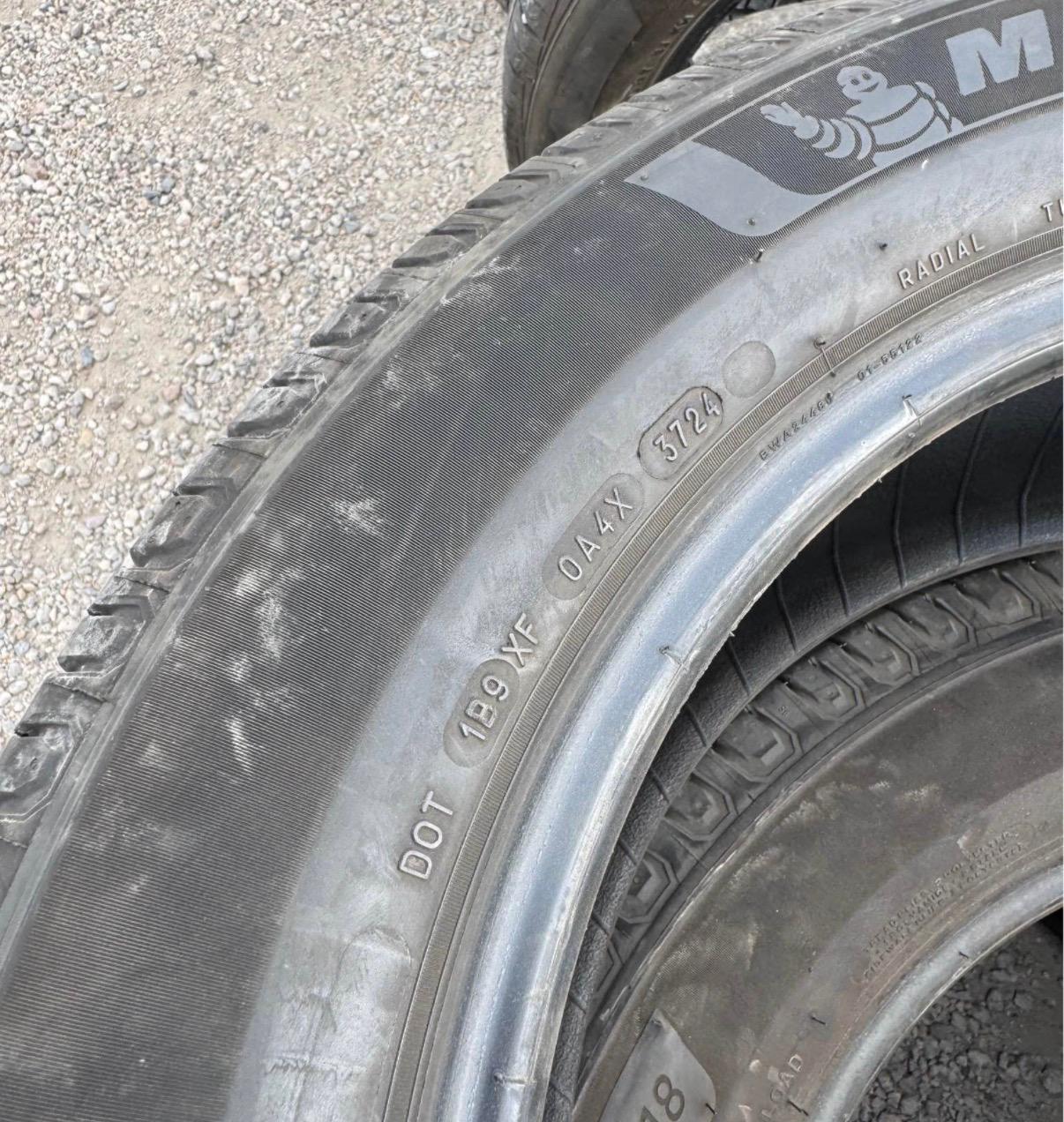 235/60R18 Set (4 Used Tires) Michelin Defender2