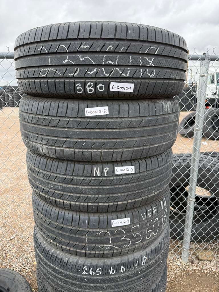235/60R18 Set (4 Used Tires) Michelin Defender2