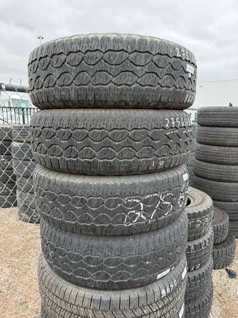 275/65R18  Set (4 Used Tires) Goodyear Wrangler Territory AT