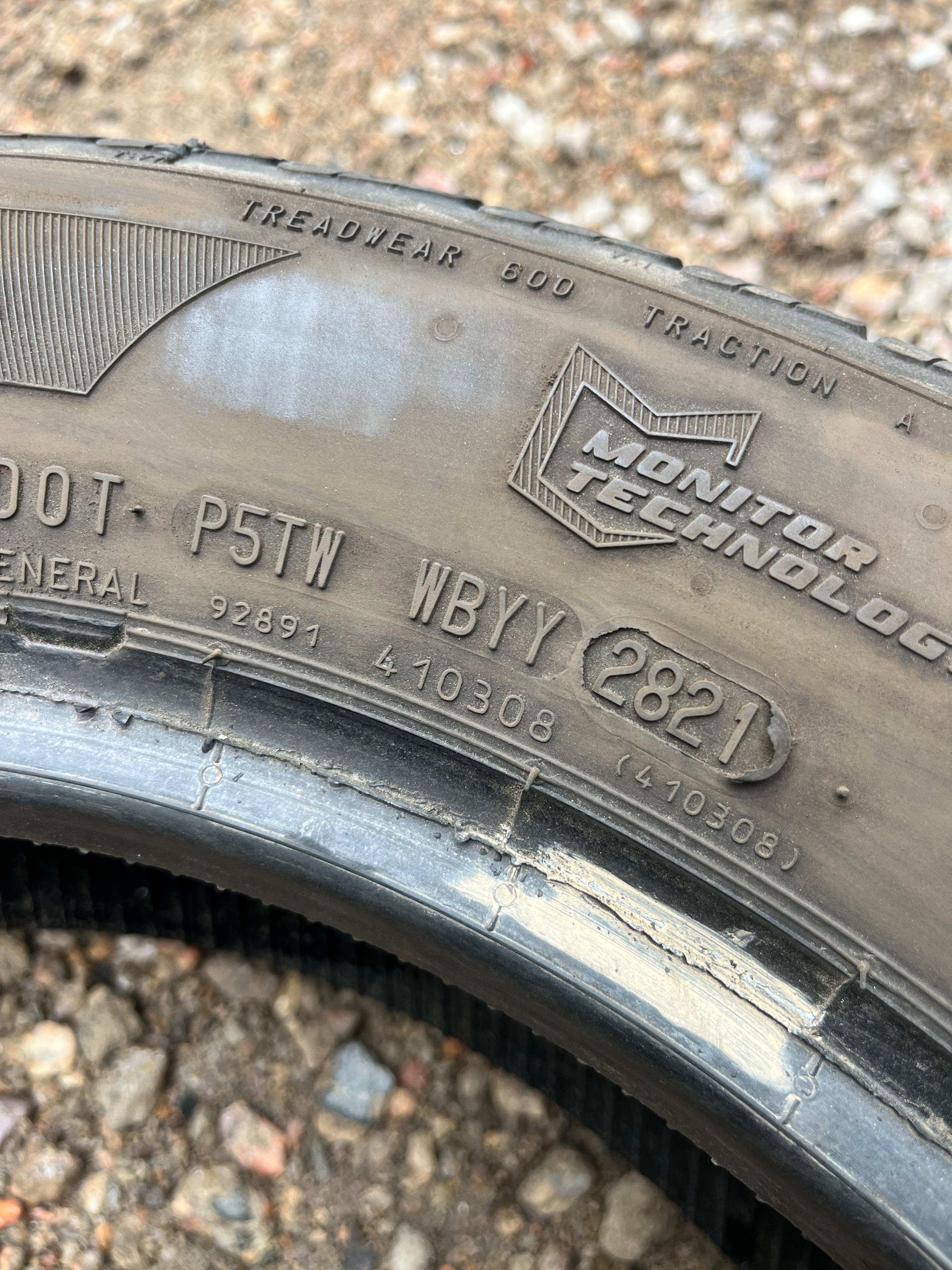 175/65R15 (3 Used Tires) General Altimax RT(43)