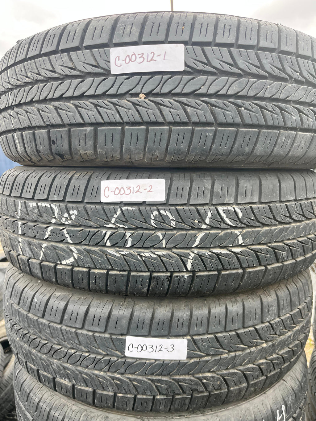 175/65R15 (3 Used Tires) General Altimax RT(43)