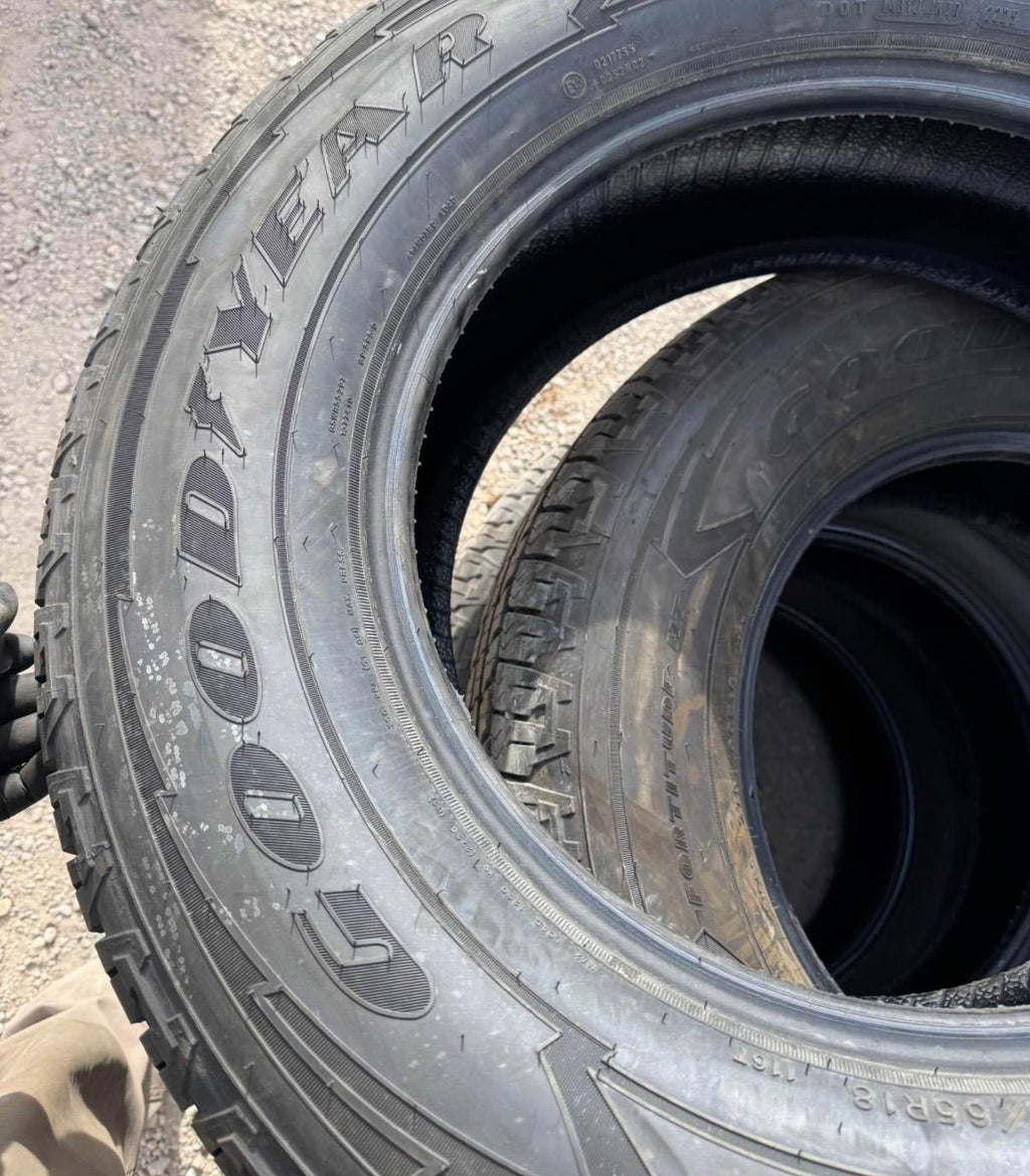 275/65R18 Set (4 Used Tires) Goodyear Wrangler