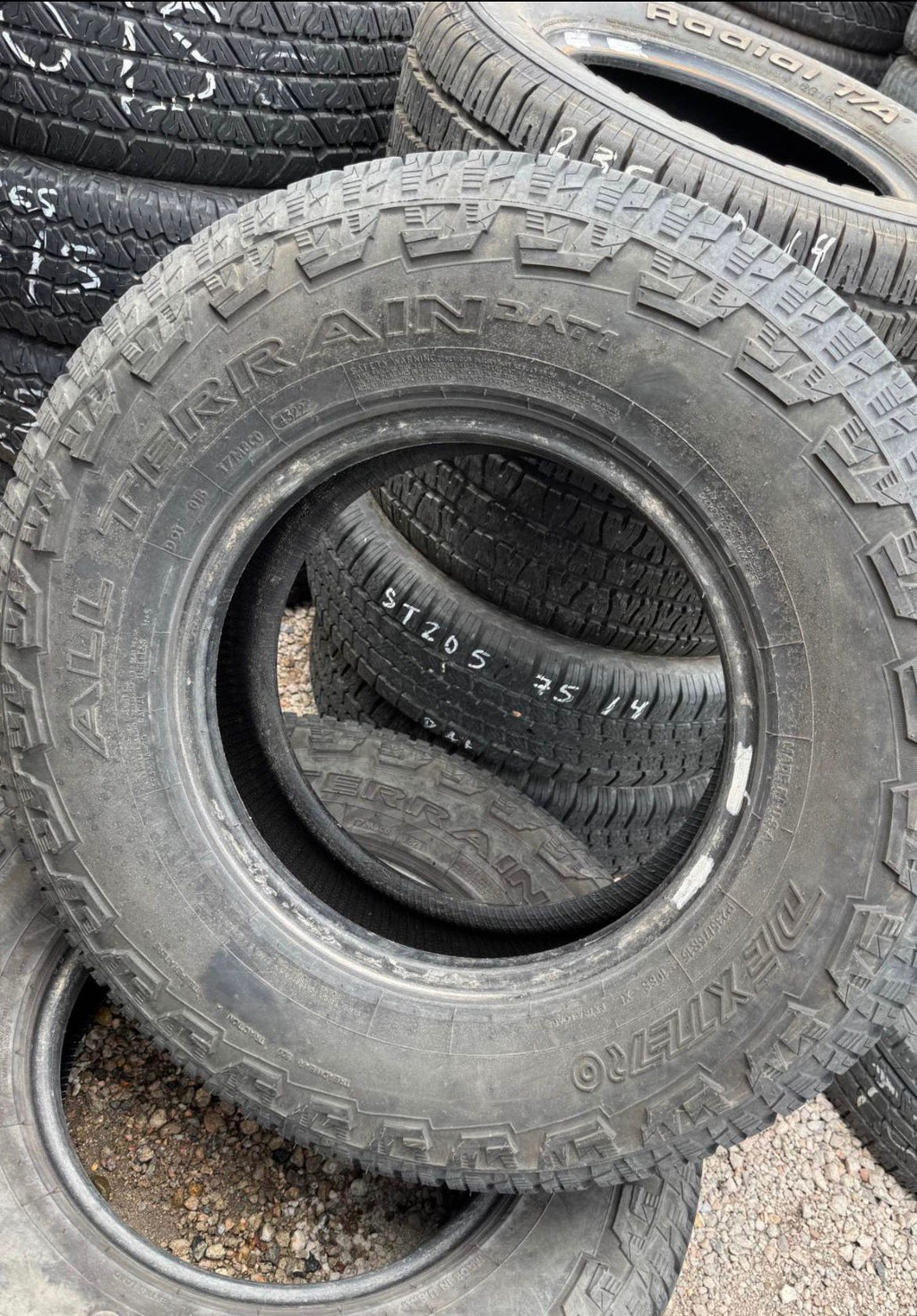 235/75R15 Pair (2 Used Tires) Dextero All Terrain