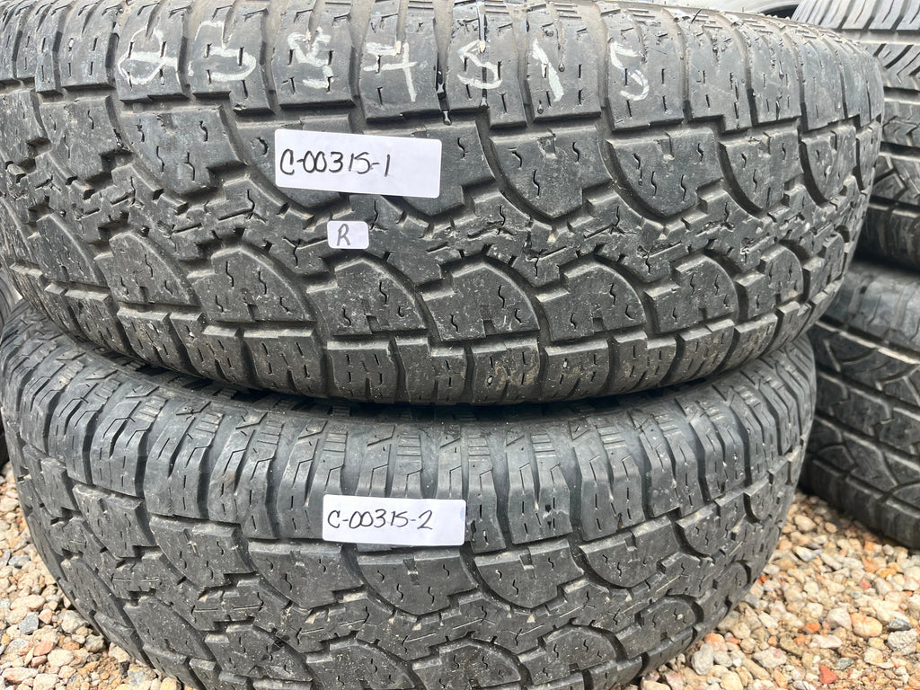 235/75R15 Pair (2 Used Tires) Dextero All Terrain