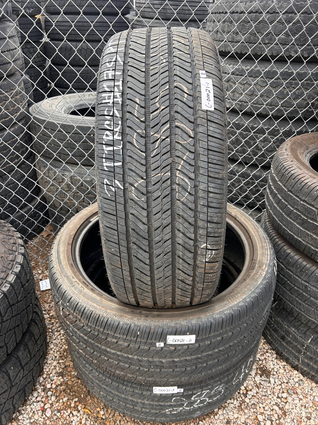 285/40R24 (3 Used Tires)  Bridgestone Alenza AS 02