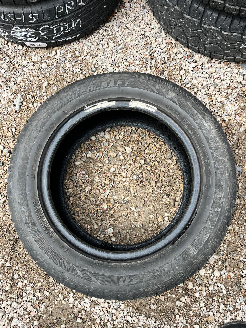 195/60R15 Pair (2 Used Tires) Mastercraft MC-440
