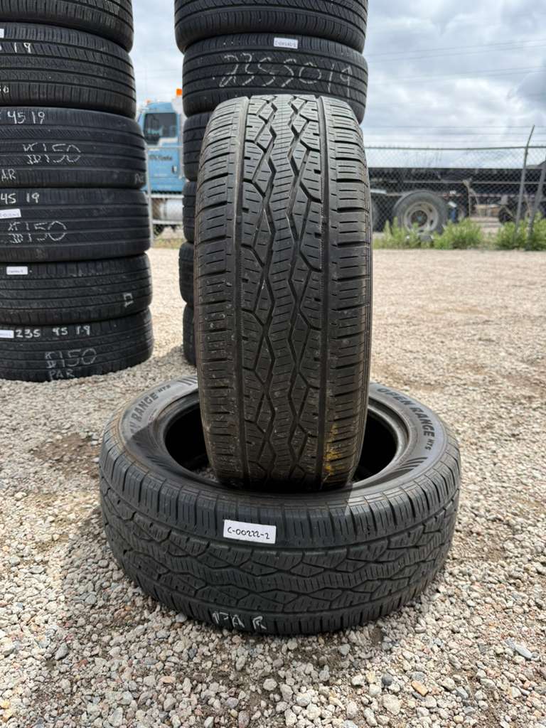 235/55R19 Pair (2 Used Tires) Mazama Open Range HTS
