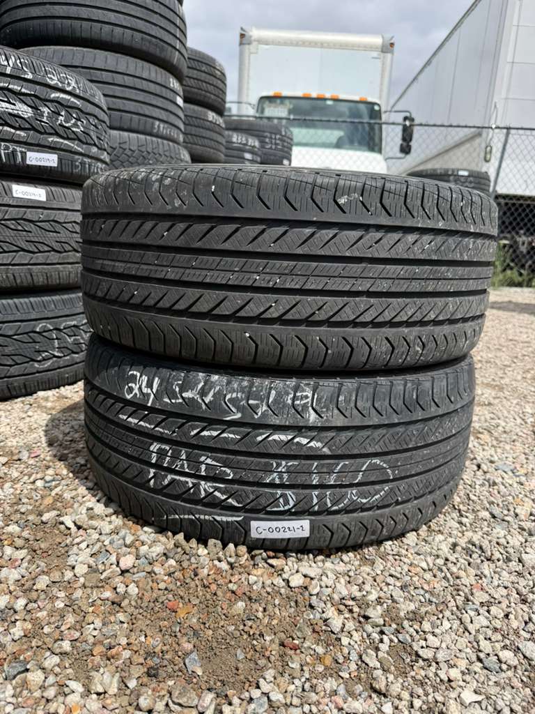 245/45R19 Pair (2 Used Tires) Continental ProContact GS SSR