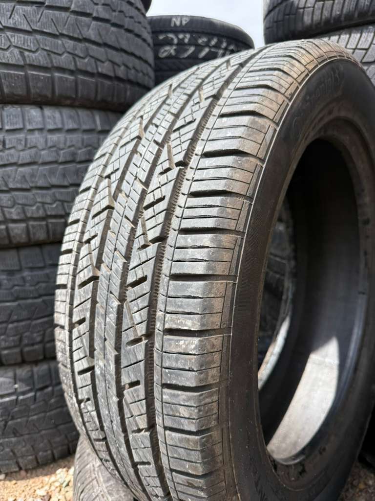 235/55R19 Pair (2 Used Tires) Continental CrossContact LX25