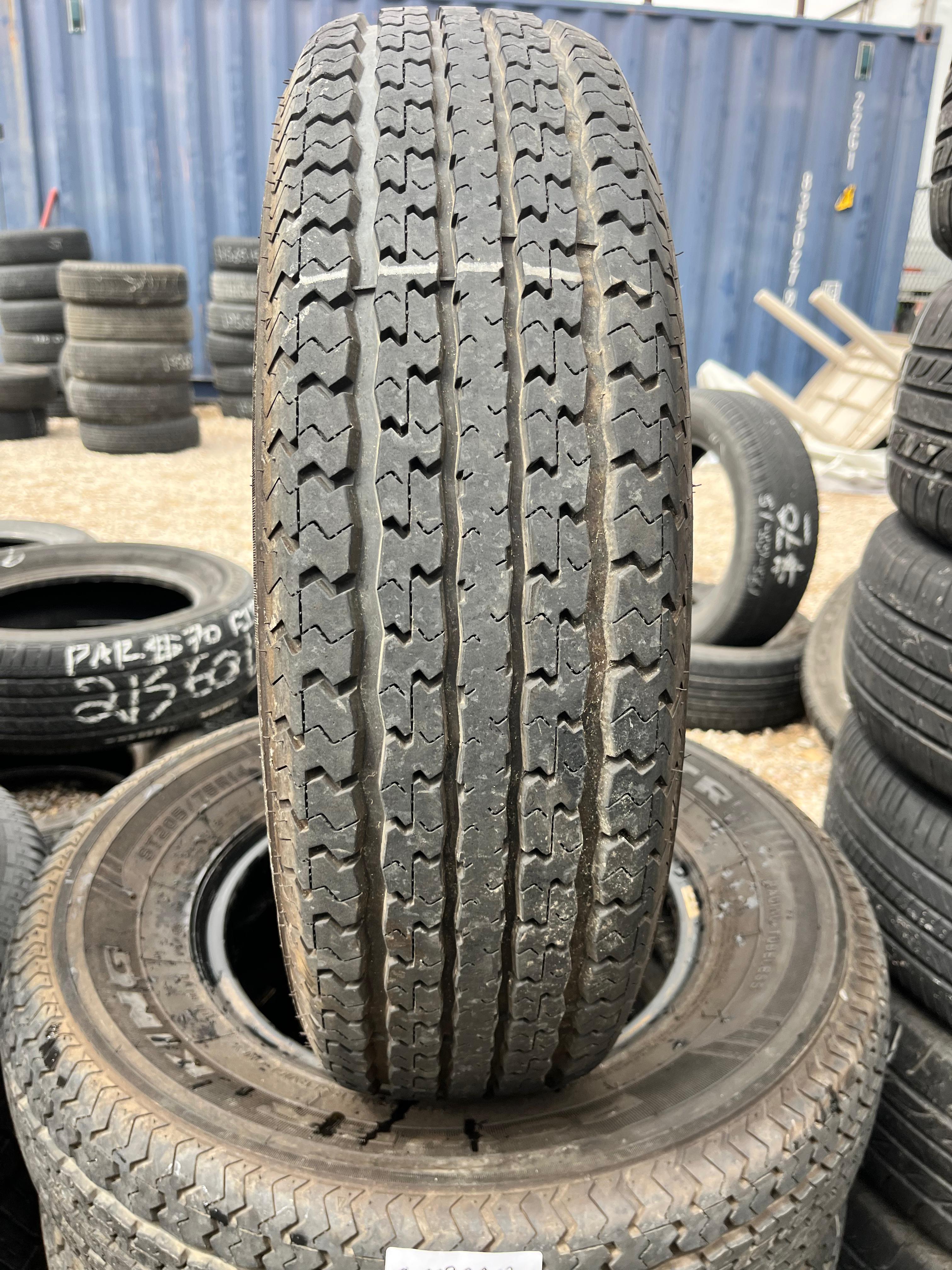ST205/75R14 Set (4 Used Tires) Power King Towmax