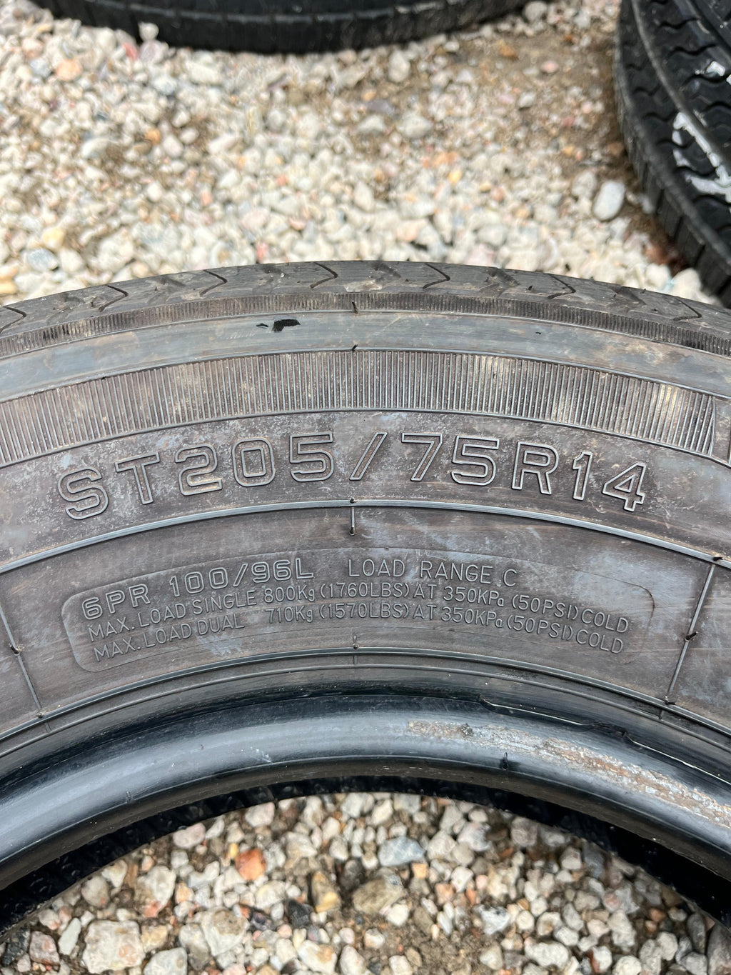 ST205/75R14 Set (4 Used Tires) Power King Towmax