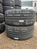 275/35R22 Pair (2 Used  Tires) Continental Premium Contact 6