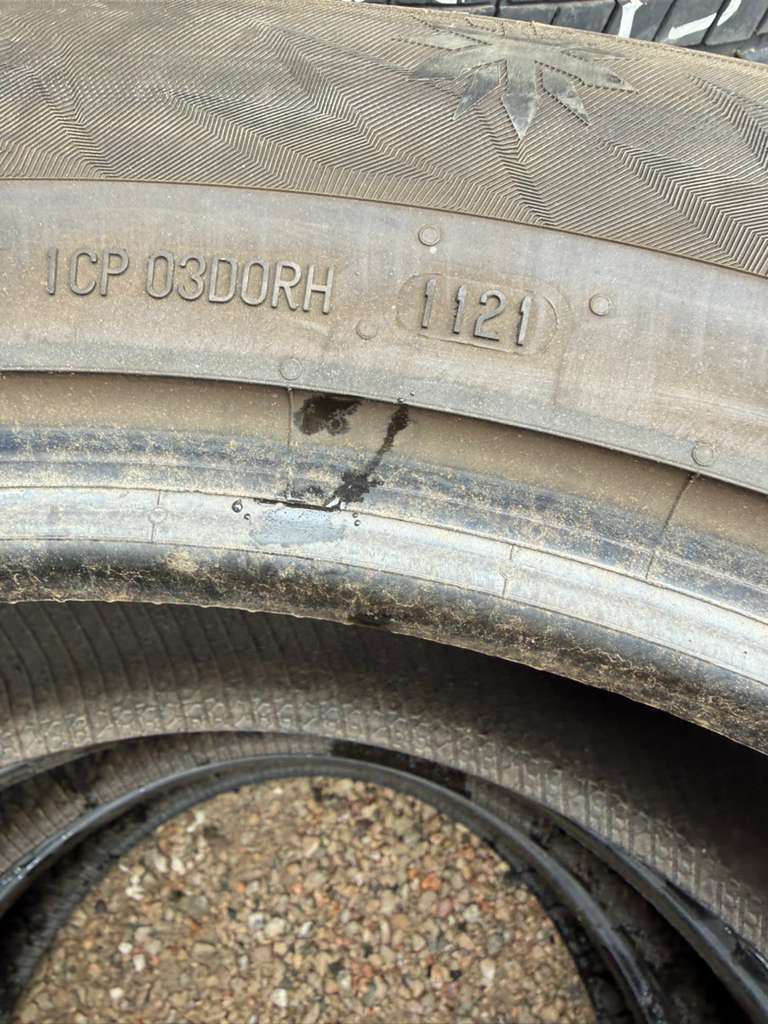 275/50R22 (3 Used Tires) Continental IceContact XTRM