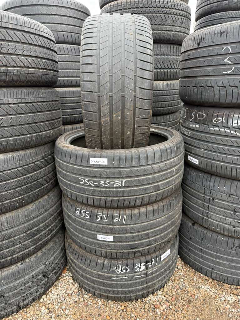 255/35R21 Set (4 Used Tires) Bridgestone Turanza T005