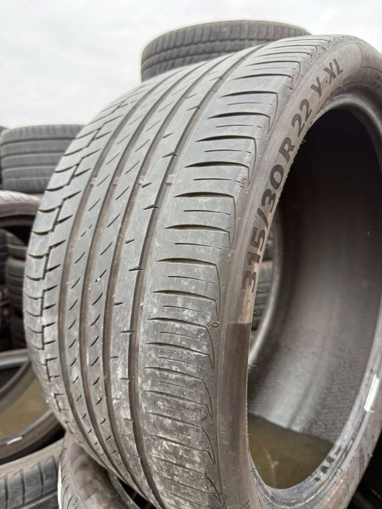 315/30R22 Set (4 Used Tires) Continental PermiumContact 6