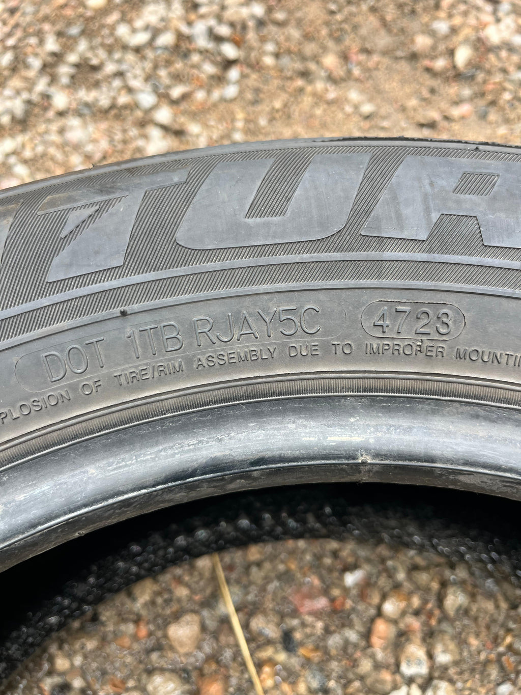 195/60R15 Pair (2 Used Tires) Sentury Touring