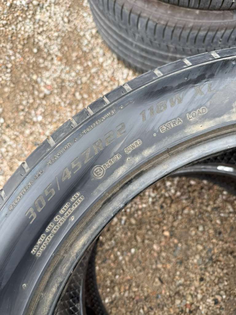 305/45R22 Pair (2 Used Tires) Otani KC2000