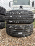 305/45R22 Pair (2 Used Tires) Otani KC2000