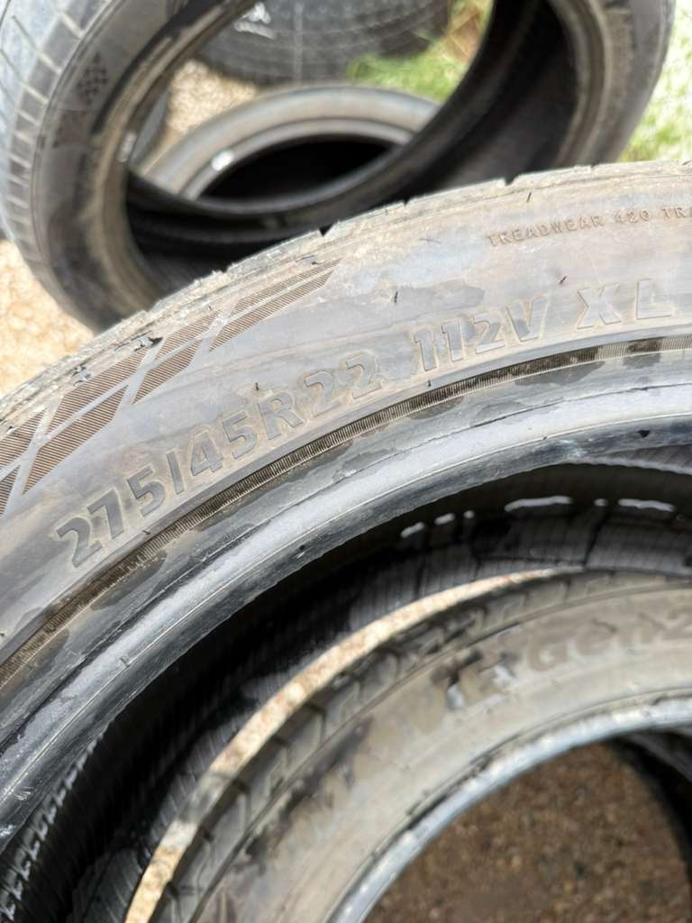 275/45R22 Set (4 Used Tires) Ironman iMove Gen 2