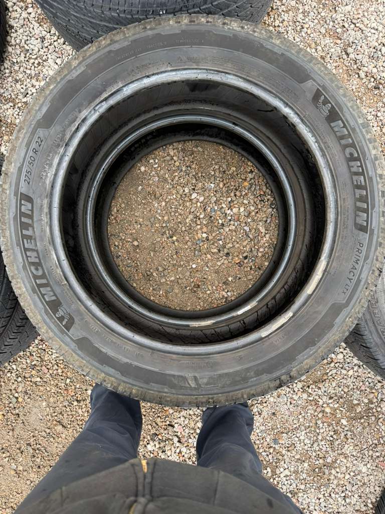 275/50R22 Pair (2 Used Tires) Michelin Primacy LTX