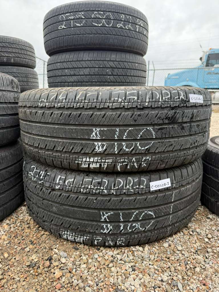 275/50R22 Pair (2 Used Tires) Michelin Primacy LTX