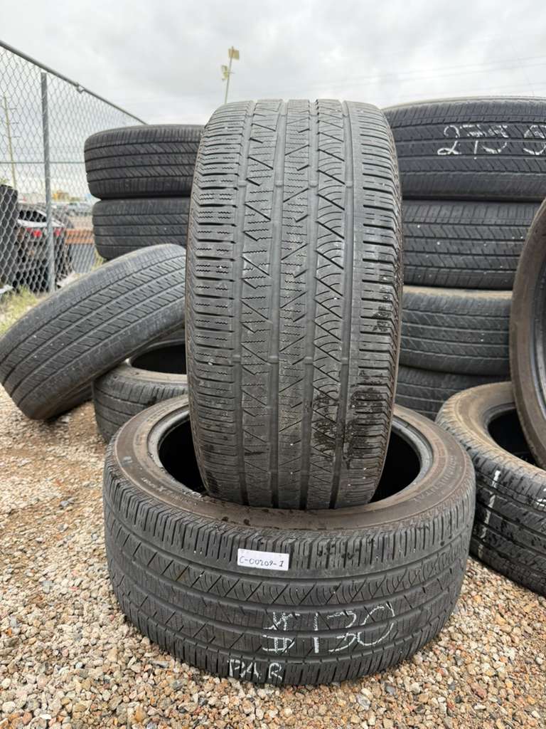 285/40R22 Pair (2 Used Tires) Continental CrossContact LX Sport