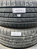 205/65R15 Pair (2 Used Tires) Sailun Atrezzo (SH408)