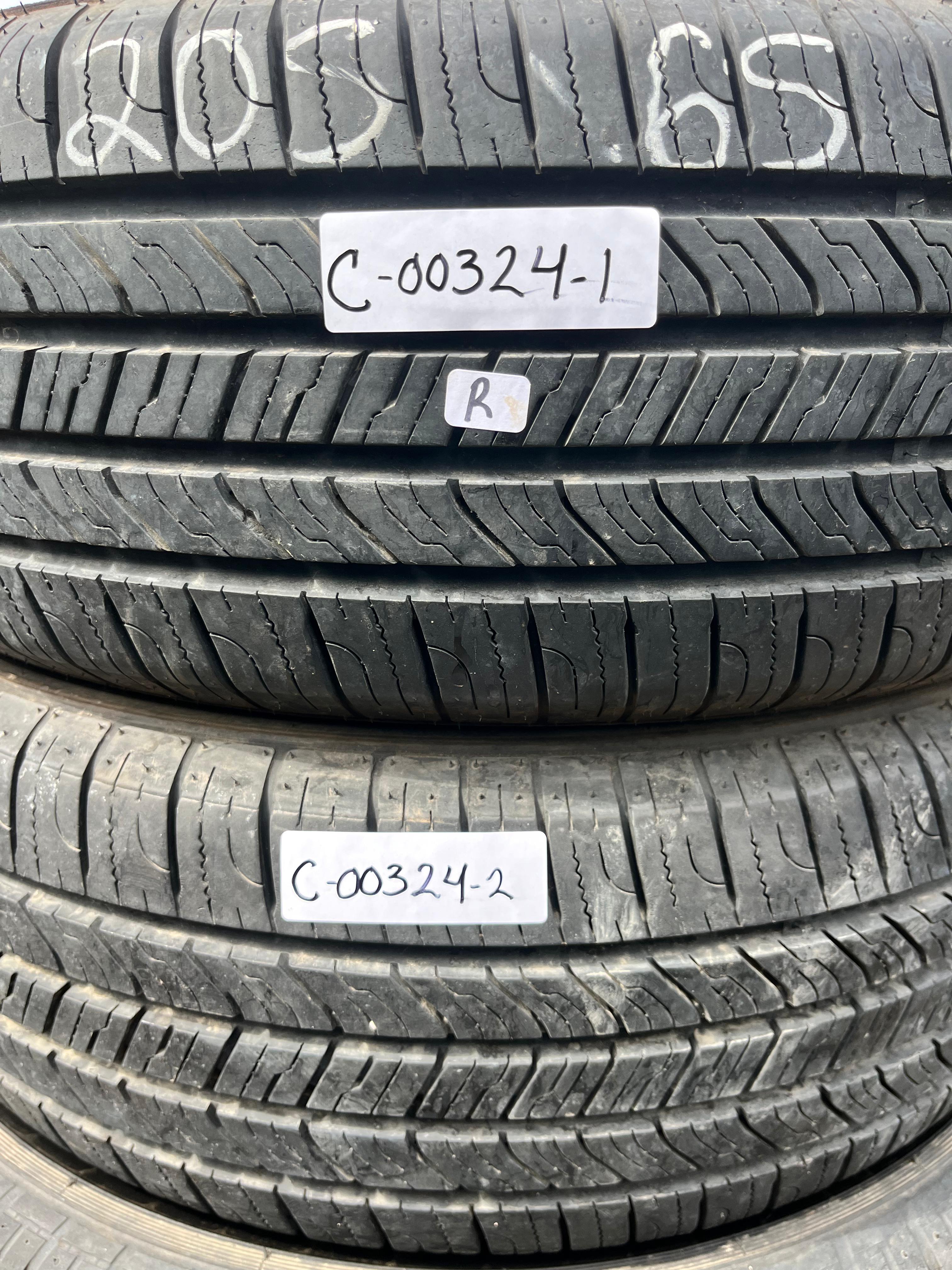 205/65R15 Pair (2 Used Tires) Sailun Atrezzo (SH408)
