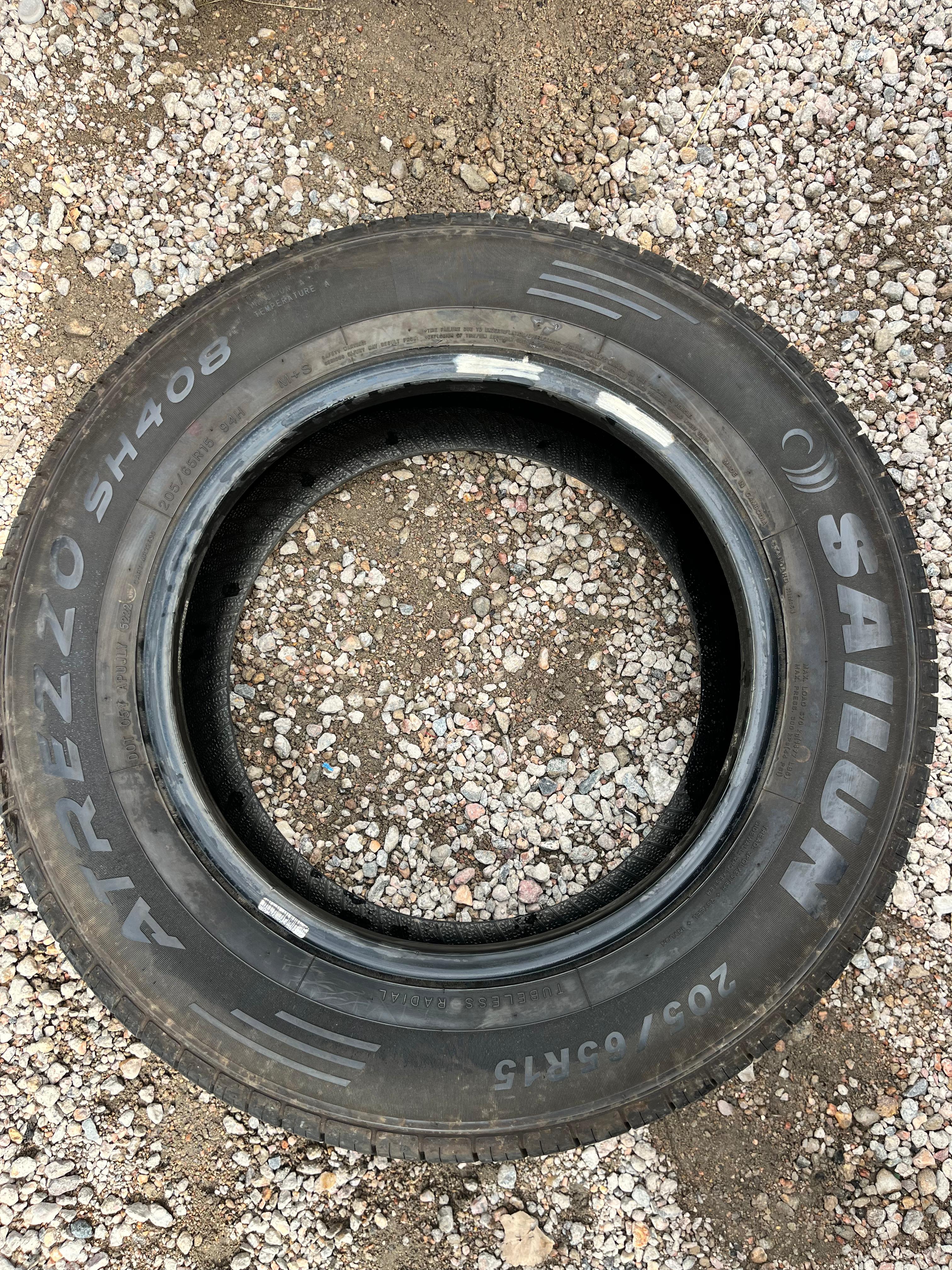 205/65R15 Pair (2 Used Tires) Sailun Atrezzo (SH408)
