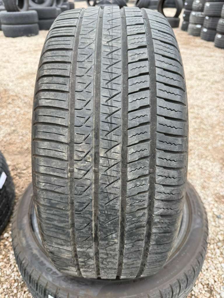 245/40R19 Pair (2 Used Tires) Pirelli P Zero