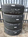 255/55R20 Set (4 Used Tires) Michelin Defender LTX MS
