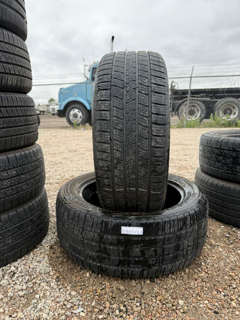 255/50R19 Pair (2 Used Tires) Vredestein Pinza AT