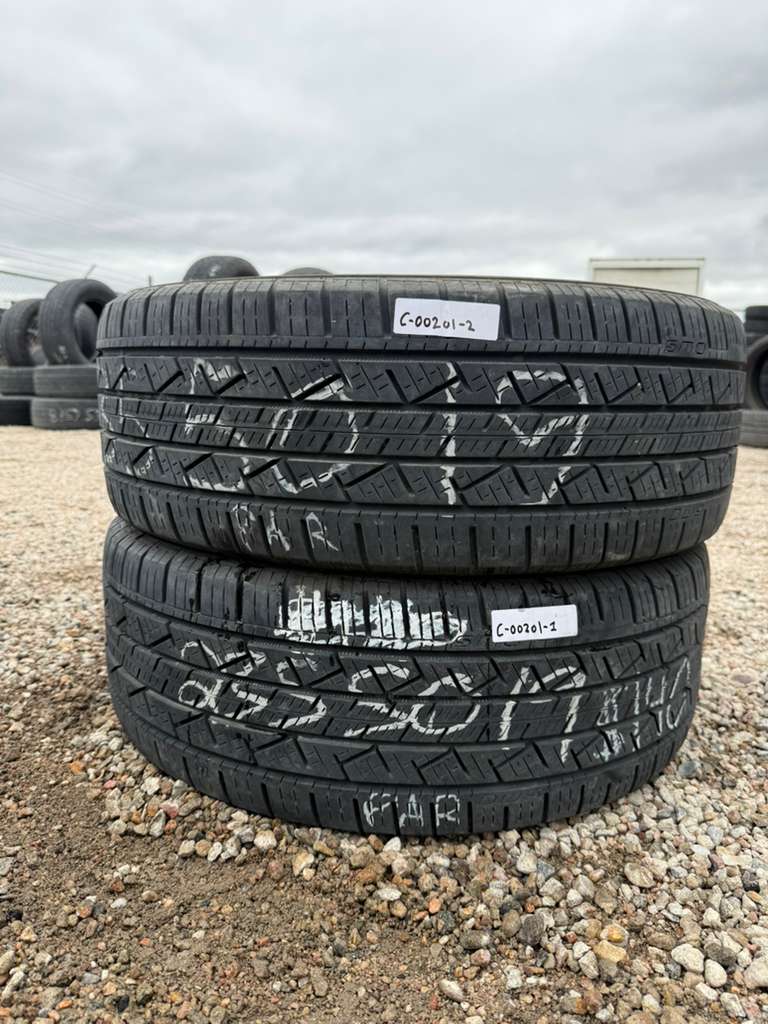 235/50R19 Pair (2 Used Tires) Continental CrossContact LX25