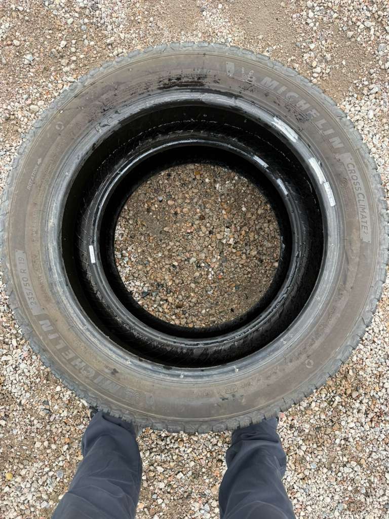 235/50R19 Pair (2 Used Tires) Michelin CrossClimate 2