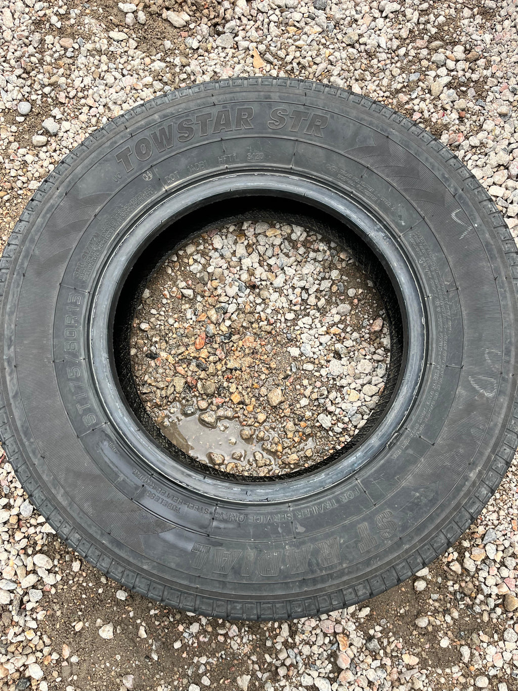 ST175/80R13 Pair (2 Used Tires) Towstar ST Radial