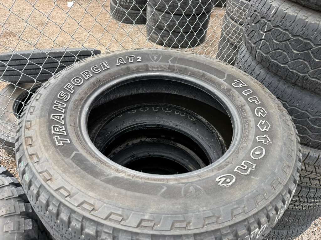 LT275/70R18 (3 Used Tires) Firestone Transforce AT2