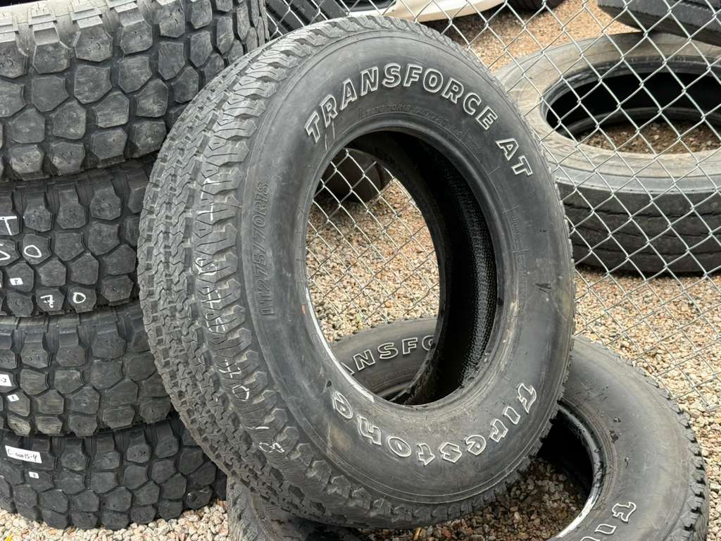LT275/70R18 Pair (2 Used Tires) Firestone Transforce AT