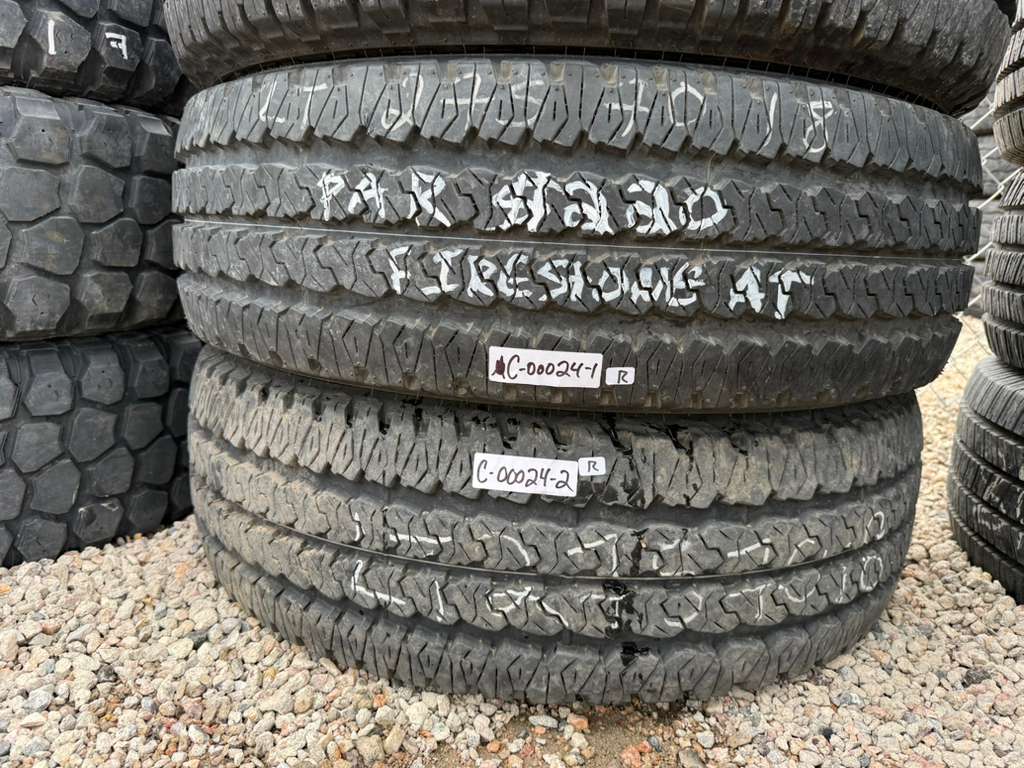 LT275/70R18 Pair (2 Used Tires) Firestone Transforce AT