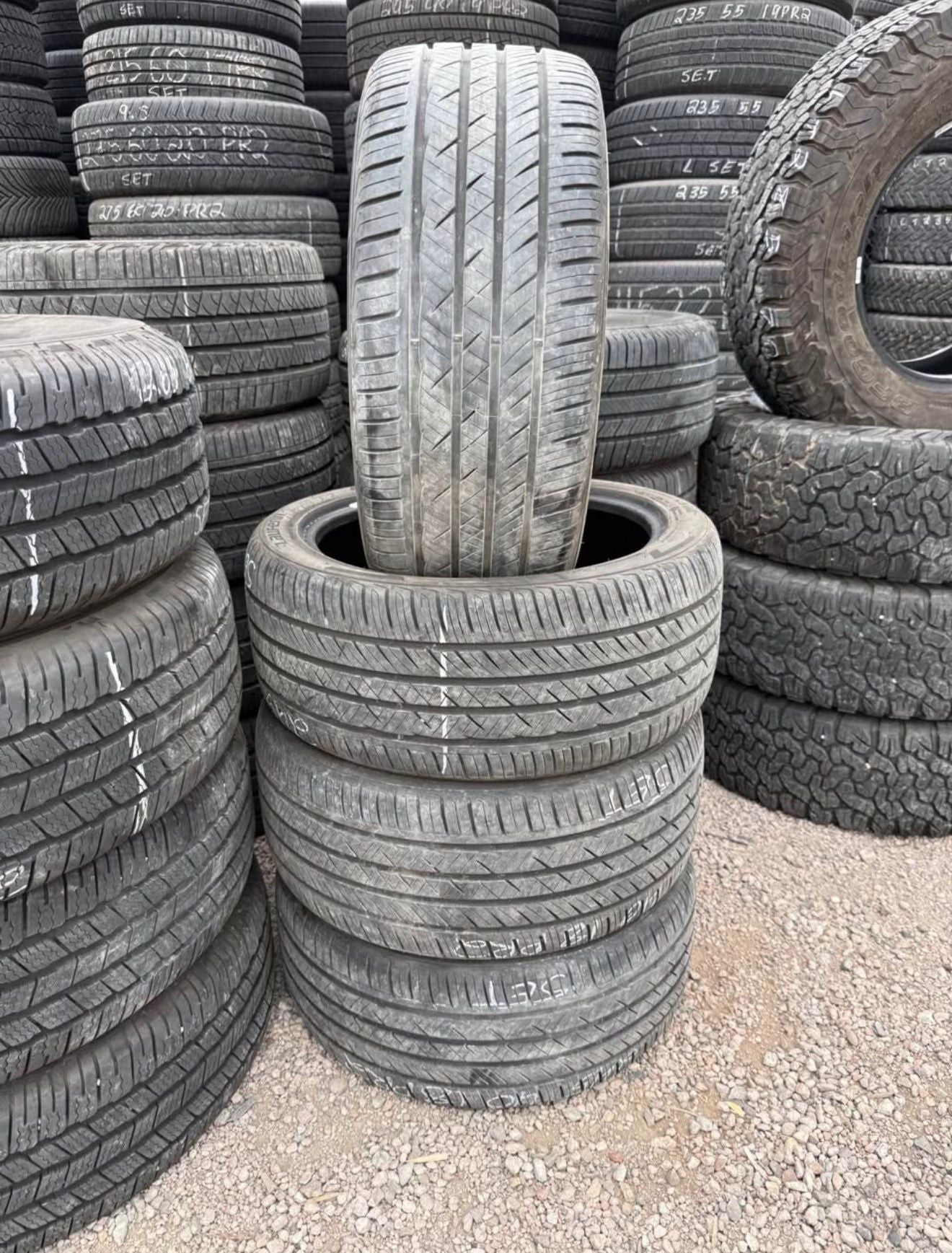 245/40R18 Set (4 Used Tires) Laufenn S Fit AS