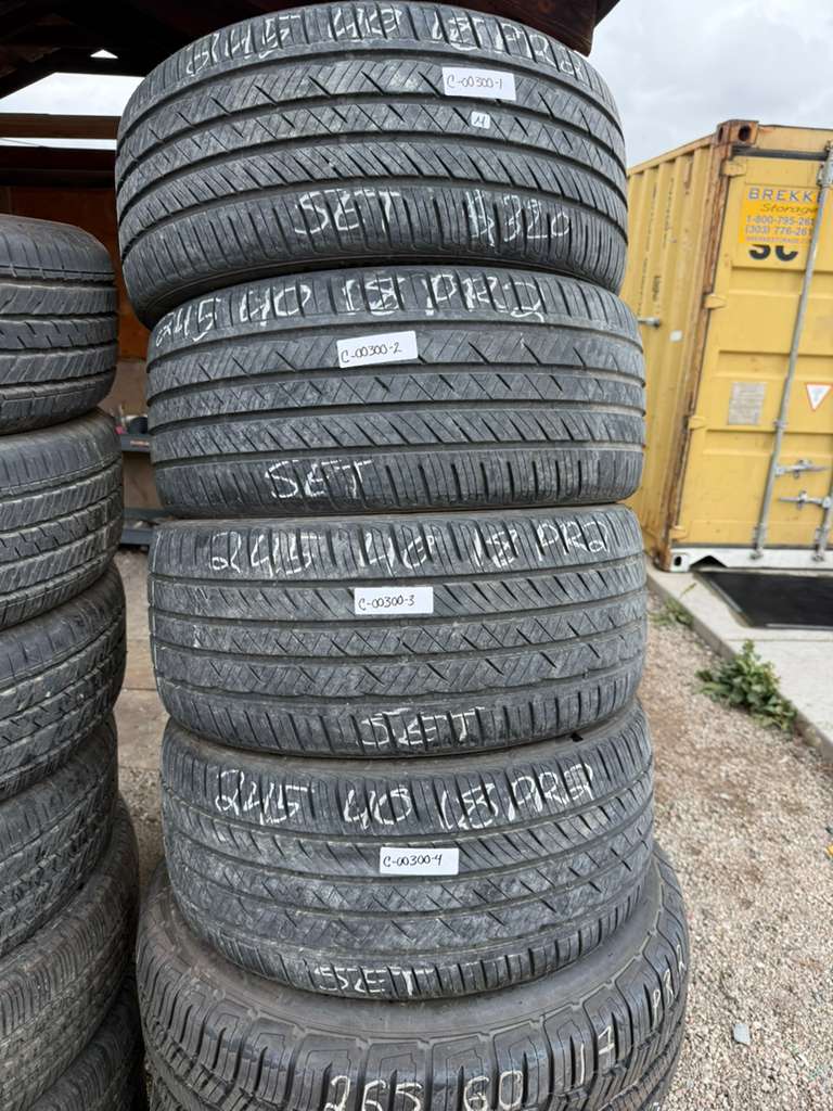 245/40R18 Set (4 Used Tires) Laufenn S Fit AS