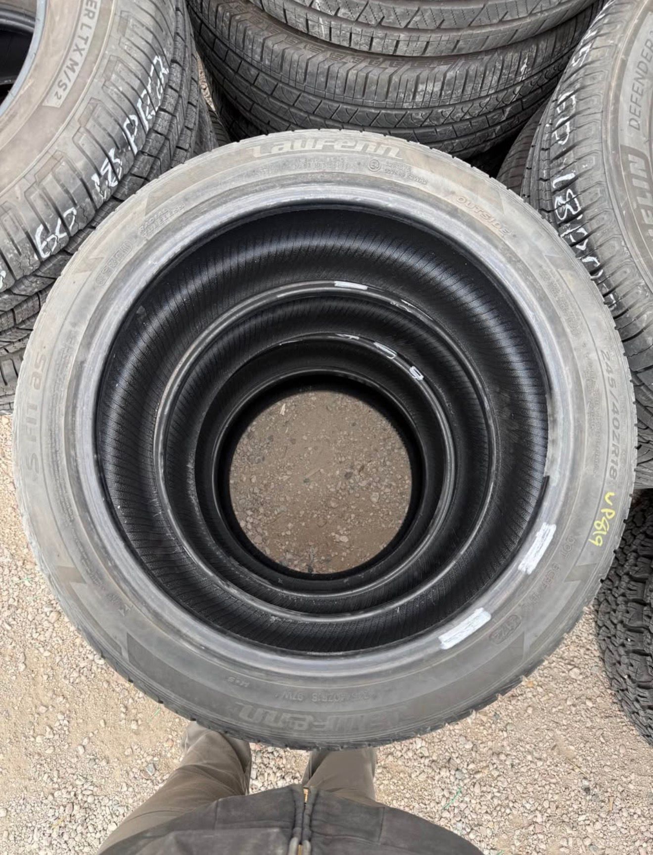 245/40R18 Set (4 Used Tires) Laufenn S Fit AS